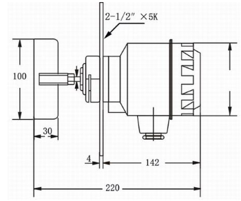 ZB-80 耐高壓阻旋料位開(kāi)關(guān)料位檢測(cè)器