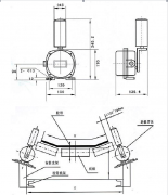 山东卓信XLPP-J-12-30两级跑偏开关饲料厂跑偏开关生产