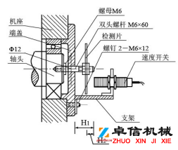 高速型XSAV12801防爆速度開關安裝速度開關